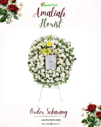 Krans Bunga Duka Cita di Pohsangit Kidul