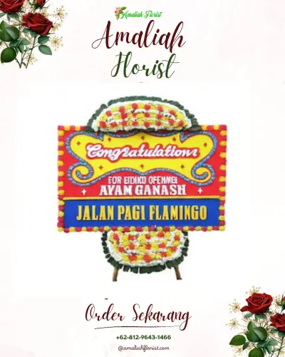 Bunga Papan Congratulation di Pohsangit Kidul